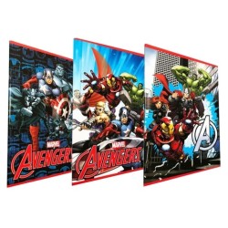 Avengers Maxi Rig.A Quaderno 100gr A4 rigatura -Soggetti Marvel assortiti 10Pz