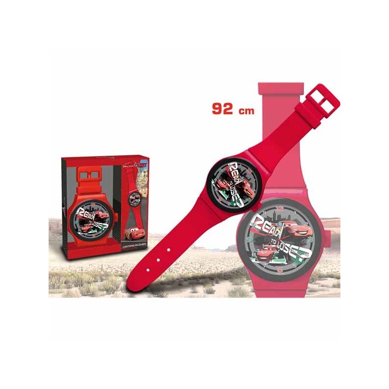 Orologio da Parete Jumbo alto 92 cm Disney Cars Saetta McQueen Cameretta Bambino