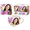 Tazzone Ceramica Disney Soy Luna con Sottobicchiere – Mug Colazione Bambina 380ml Regalo Originale