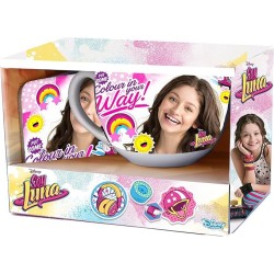 Tazzone Ceramica Disney Soy Luna con Sottobicchiere – Mug Colazione Bambina 380ml Regalo Originale