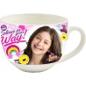 Tazzone Ceramica Disney Soy Luna con Sottobicchiere – Mug Colazione Bambina 380ml Regalo Originale