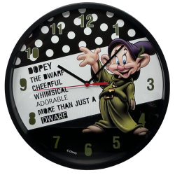 Orologio da Parete Disney Cucciolo dei Sette Nani – 25 cm – Decorazione Cameretta e Idea Regalo