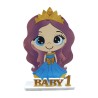 Sagoma Principessa in Polistirolo 80 cm con Nome 3D Personalizzato – Decorazione Compleanno Bambina Tema Corona