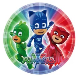 8 piatti in cartone Super Pigiamini Pjmasks 23cm Feste & Compleanni Bambini