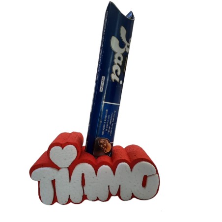 Scritta Ti Amo in Polistirolo 3D Porta Cioccolatini Idea Regalo San Valentino cm 15