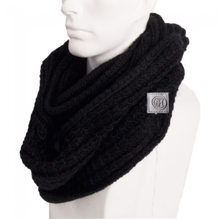 Sciarpa Anello FC Inter Ufficiale – Abbigliamento Ufficiale Inter Uomo Donna, 100% Acrilico, 80x28 cm
