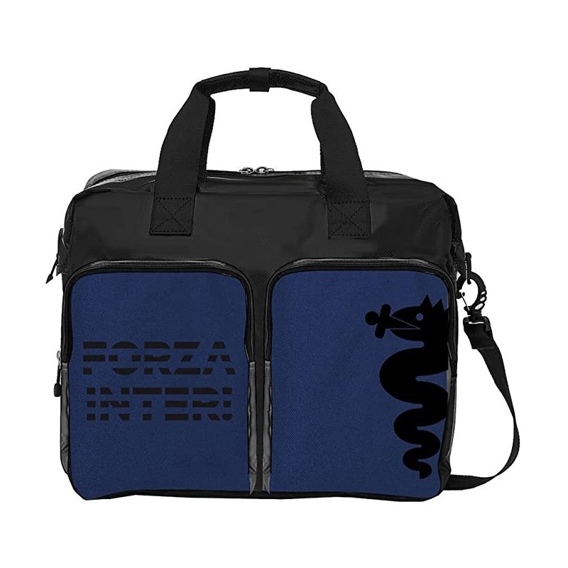 Borsa Porta PC FC Inter con Tracolla Prodotto Ufficiale - 45 cm"
