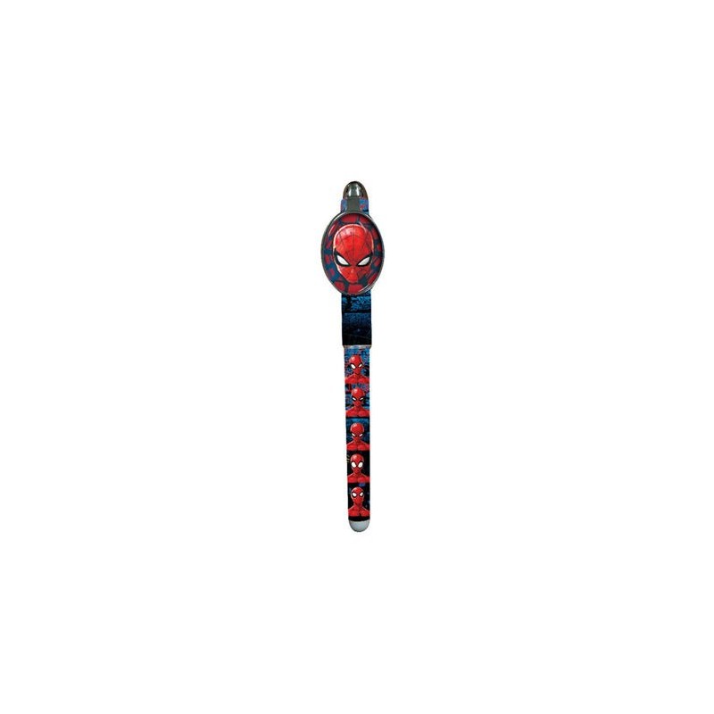 Penna con clip Spiderman. Ideale anche come regalino fine festa per compleanno