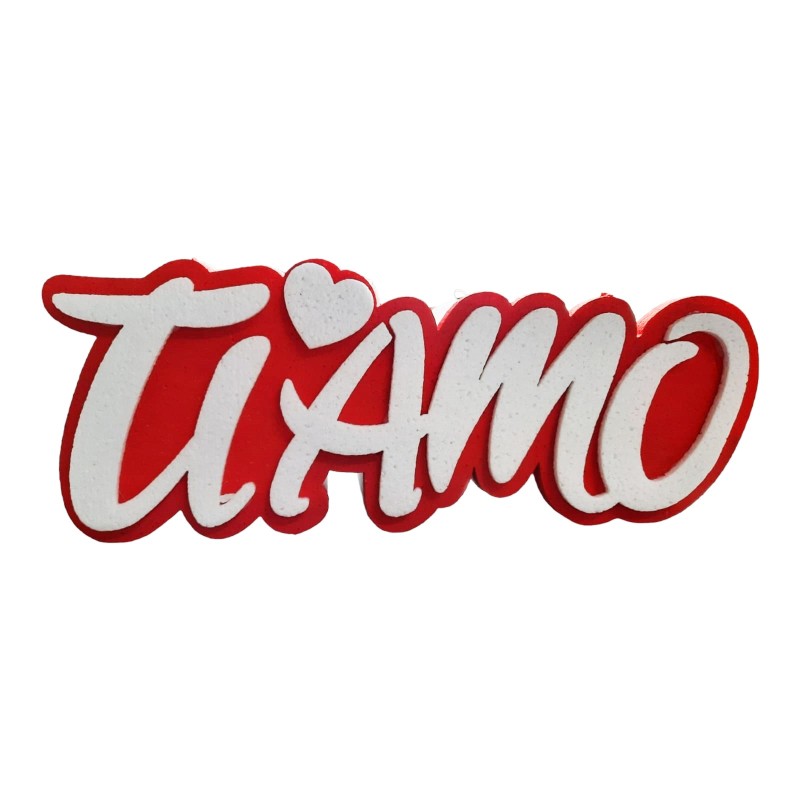 Scatola Cofanetto Ti Amo porta caramelle-Cioccolatini in polistirolo cm 35 San Valentino