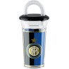 Bicchiere con Cannuccia FC Inter Ufficiale – Capacità 430 ml – Design Neroazzurro