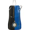 Borraccia pieghevole in plastica PTE con moschetto in alluminio FC.INTER Ufficiale 480 cl Sport Scuola e Tempo Libero