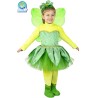 Costume Campanellino per Bambina Vestito di Carnevale con Ali e Accessori