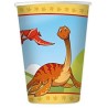 confezione bicchieri Dinosauri Jurassic 200 ml 8 pezzi