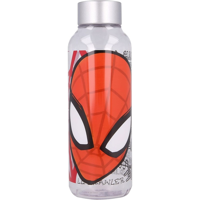 Marvel Spiderman Bottiglia a Borraccia Plastica Tritan 660ml Uomo Ragno
