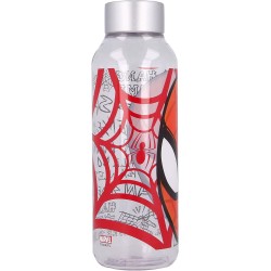 Marvel Spiderman Bottiglia a Borraccia Plastica Tritan 660ml Uomo Ragno