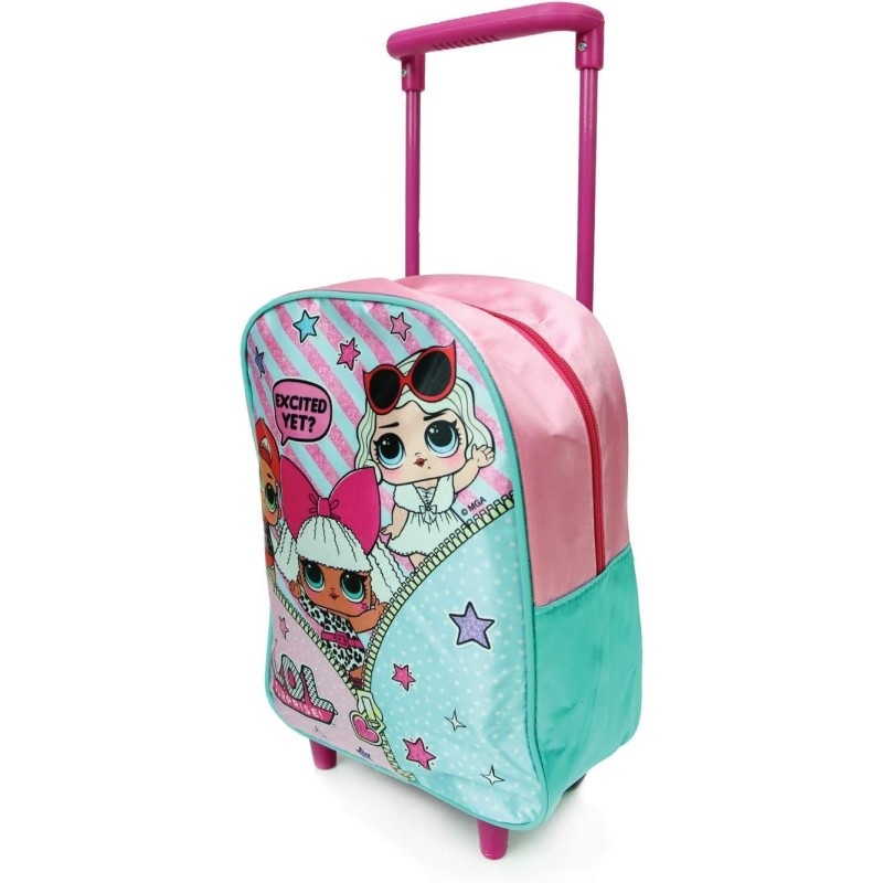 Zaino Zainetto Trolley LOL SURPRISE Originale Asilo Scuola Bambina Viaggi 30 cm