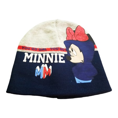 Cappello Invernale Disney Minnie per Bambina Taglia 54 – Cappellino Morbido in Acrilico, Caldo e Confortevole