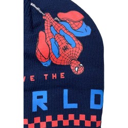 Cappello Invernale Bambino Spiderman Marvel – Cappellino Uomo Ragno Taglia 52 in Lanetta Morbida, Caldo e Anallergico