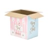 "Scatola Sorpresa Baby Shower: Confezione di Cartone per Feste di Nascita - Dimensioni 60x40x60 cm"