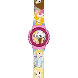 OROLOGIO DA POLSO DIGITALE PRINCIPESSE DISNEY IN CONFEZIONE SAGOMATA BAMBINA
