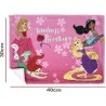 Tovaglietta in Tessuto Principesse Disney - Lavabile e Resistente al Calore, 40 x 30 cm