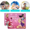 Tovaglietta in Tessuto Principesse Disney - Lavabile e Resistente al Calore, 40 x 30 cm