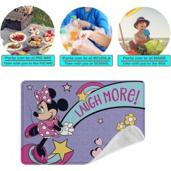 Tovaglietta in Tessuto Minnie Disney - 40 x 30 cm, Lavabile e Resistente al Calore