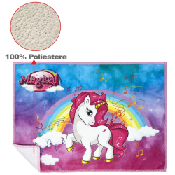 Tovaglietta in Tessuto Unicorno - Lavabile e Resistente al Calore, 40 x 30 cm, Colazione Pranzo