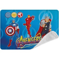 Tovaglietta Americana in Tessuto Avengers Marvel – 40x30 cm per Scuola, Pic-nic e Casa