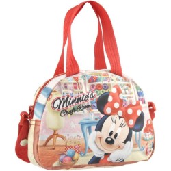 BORSA PASSEGGIO MINNIE MOUSE DISNEY BOWLING CON TRACOLLA E MANICO