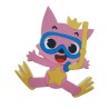 Sagoma GATTO DI BABY SHARK Personalizzata in polistirolo per feste compleanno - Nome e Numero