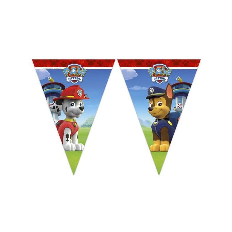 Festone Bandierina Paw Patrol 2,30 Metri – Decorazione Compleanno Bambino a Tema Cartoni | Addobbi Festa Originali