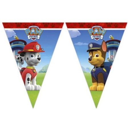 Festone Bandierina Paw Patrol 2,30 Metri – Decorazione Compleanno Bambino a Tema Cartoni | Addobbi Festa Originali