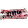 Astuccio Tombolino Stitch & Angel Disney – Portacolori Cilindrico Morbido per Bambini, 22x8x8 cm, Scuola Elementare e Asilo