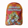 Zaino Scuola Elementari Bambino Magico Giallorosso Zaino Borsa cm 40 Zainetto ultras