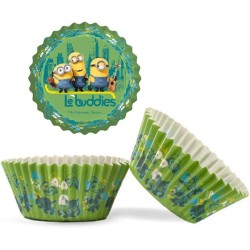 50 Pirottini Minions Disney in Carta Forno – Decorazioni per Cupcake, Muffin e Dolcetti – Ideali per Feste di Compleanno Bambini