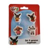 Blister 4 Gomme Sagomate Bing & Friends – Bing, Sula, Pando e Flop – Cancelleria Scuola
