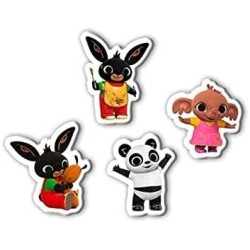Blister 4 Gomme Sagomate Bing & Friends – Bing, Sula, Pando e Flop – Cancelleria Scuola