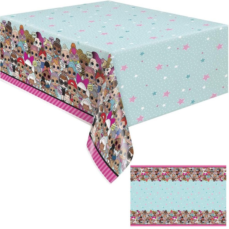Tovaglia Rettangolare Plastificata LOL Surprise Disney – Trasforma Ogni Festa in uno Show di Colori (213 x 137 cm)