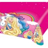 Tovaglia-festa-compleanno Barbie con Unicorno 120x180cm Compleanni Bambina