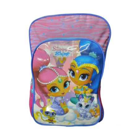 Zaino Scuola Elementare Shimmer Shine Disney Adattabile a Trolley 30x40x16 cm Zainetto Bambina