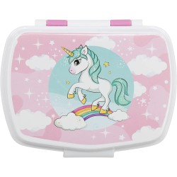 Portapranzo Contenitore Unicorno - Porta Merenda per Scuola e Tempo Libero 17x14x6 cm
