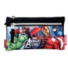Astuccio Scuola Bustina Porta Pastelli -Colori -Doppia Cerniere Avengers Marvel 22x12cm