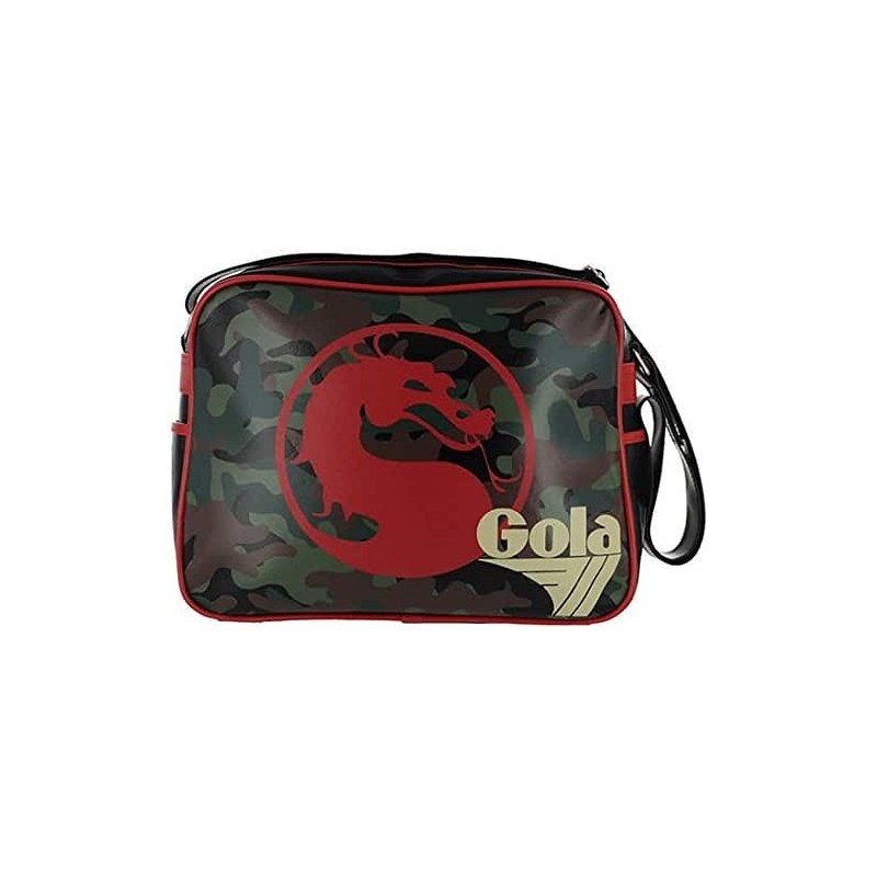 BORSA GOLA REDFORD CAMO DRAGON CAMO/RED/CREAM TRACOLLA SCUOLA TEMPO LIBERO