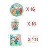 Coordinato per Feste Compleanno Cocomelon Kit Party Bambini Festa e Party