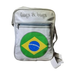 Borsa Passeggio Borsello Tracolla Brasile in similpelle Uomo/Donna cm 30