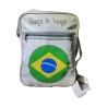 Borsa Passeggio Borsello Tracolla Brasile in similpelle Uomo/Donna cm 30