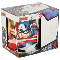 Tazza Avengers Marvel in Ceramica: Captain America e Iron Man – 330 ml