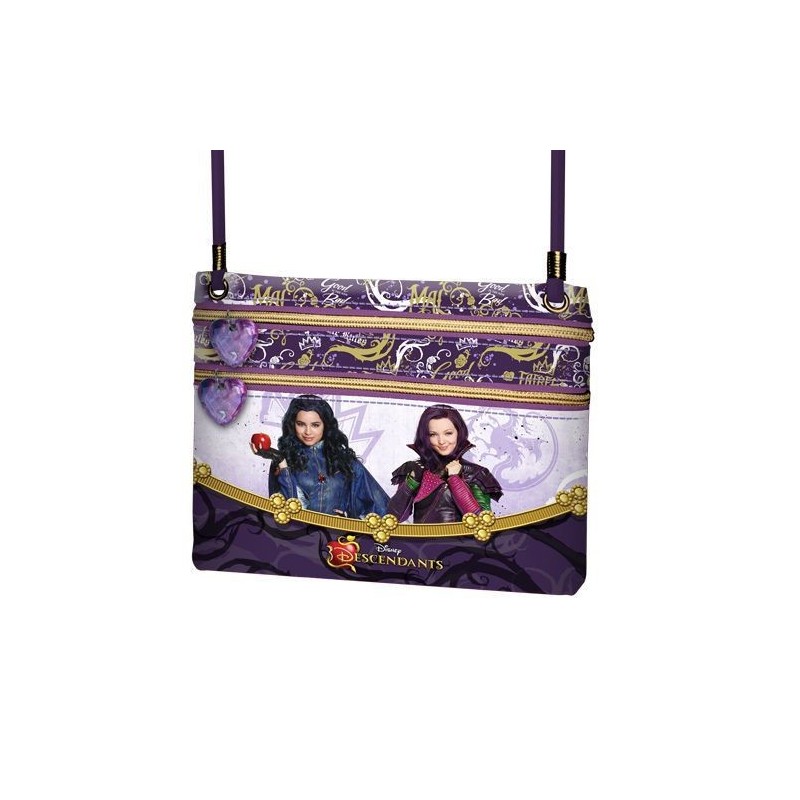 DESCENDANTS DISNEY BORSA PASSEGGIO TRACOLLA ACTION MINI 18x15x1cm BAMBINA