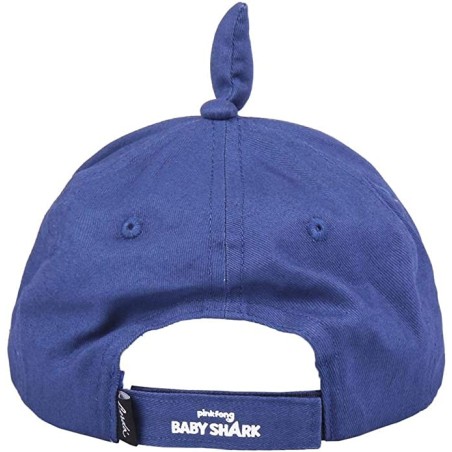 Cappellino Baby Shark 3D con Pinna e Visiera – Berretto Regolabile (Taglia 50/52)